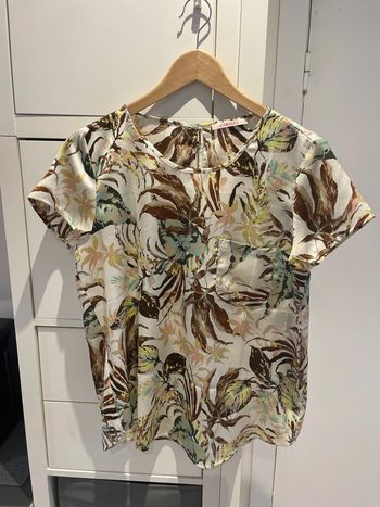 Tunique motif fleurs