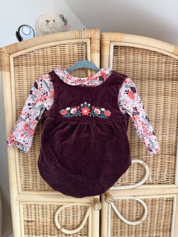 Ensemble blouse et barboteuse Sergent Major 6 mois 