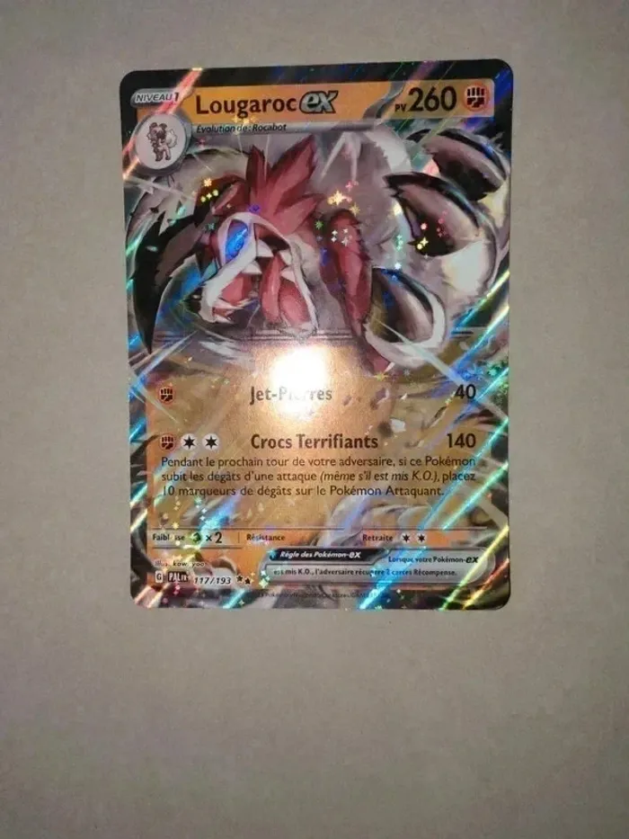 Maxi carte Lougaroc Ex Pokémon-Carte Jumbo neuve - photo numéro 1