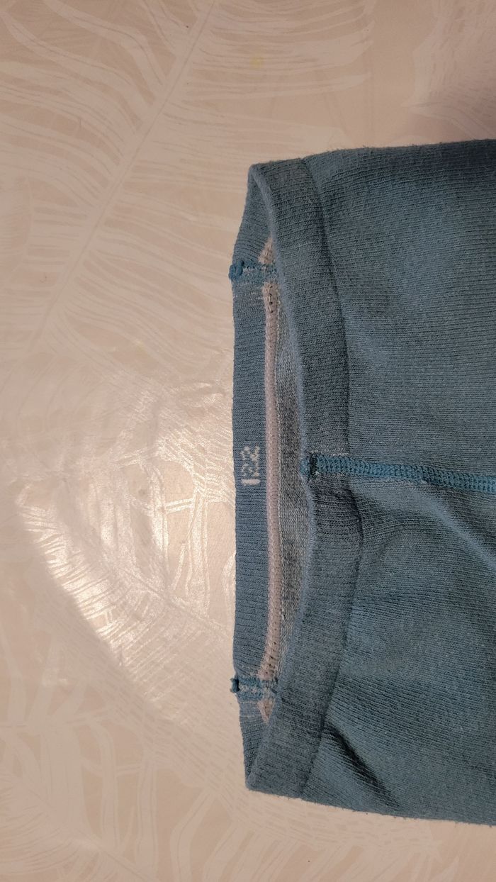 Collants couleur bleue taille 122cm C&A - photo numéro 5