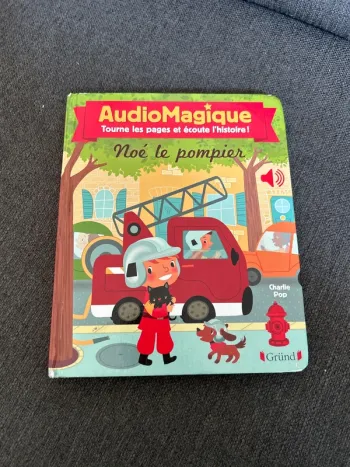 Livre audiomagique Noé le pompier