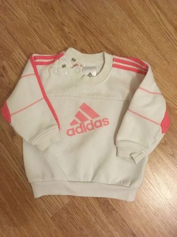Sweat Adidas (taille 12-18 mois / 80 cm).