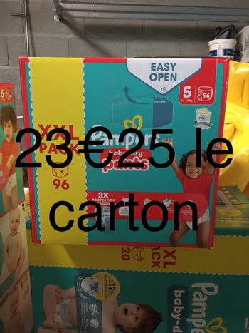 96 couches Pampers baby dry pants taille 5