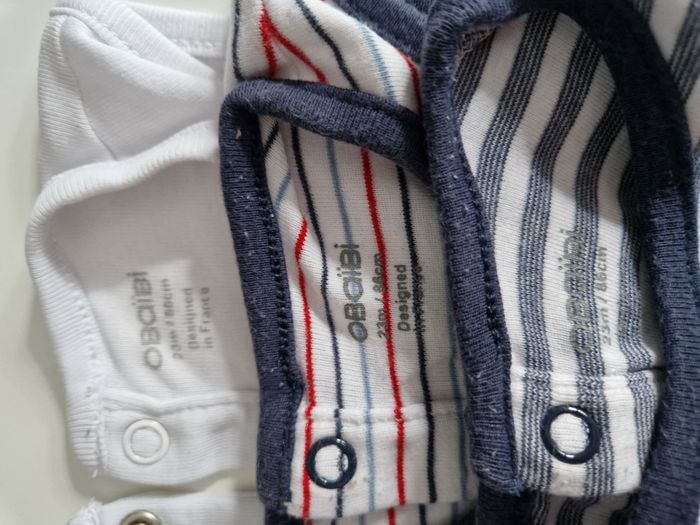 lot de 3 bodies débardeurs obaibi 24 mois - photo numéro 8