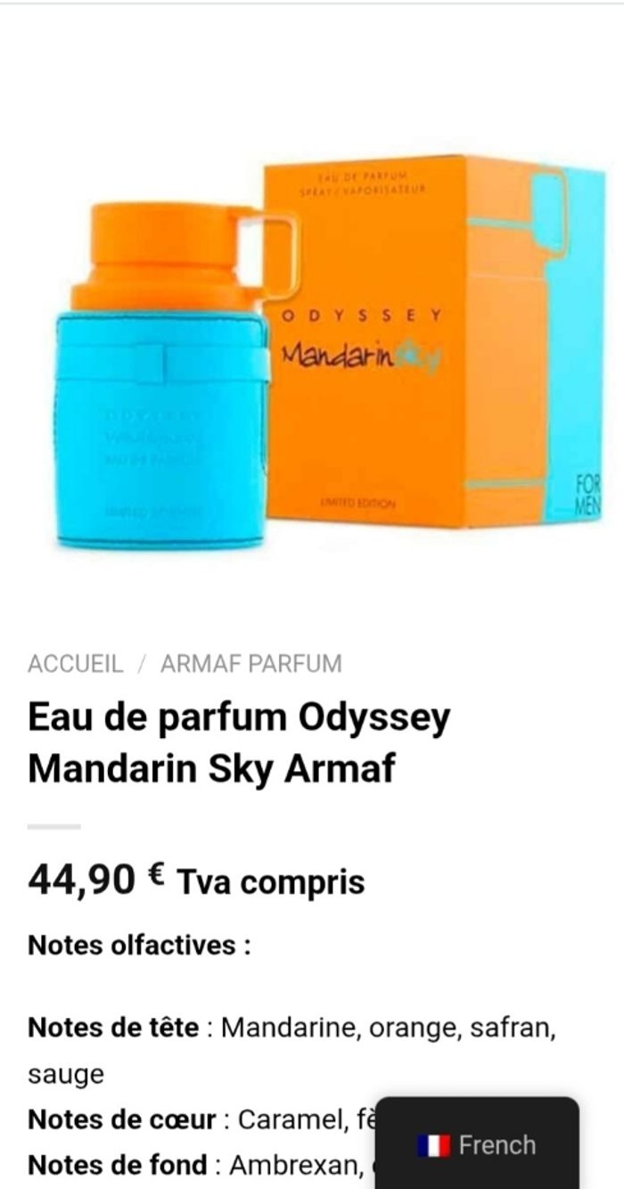 Parfum  neuf jamais ouverte - photo numéro 2