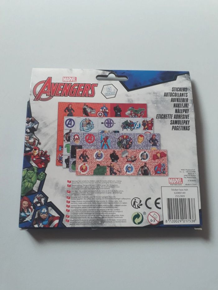 Stickers Avengers - Marvel - photo numéro 2