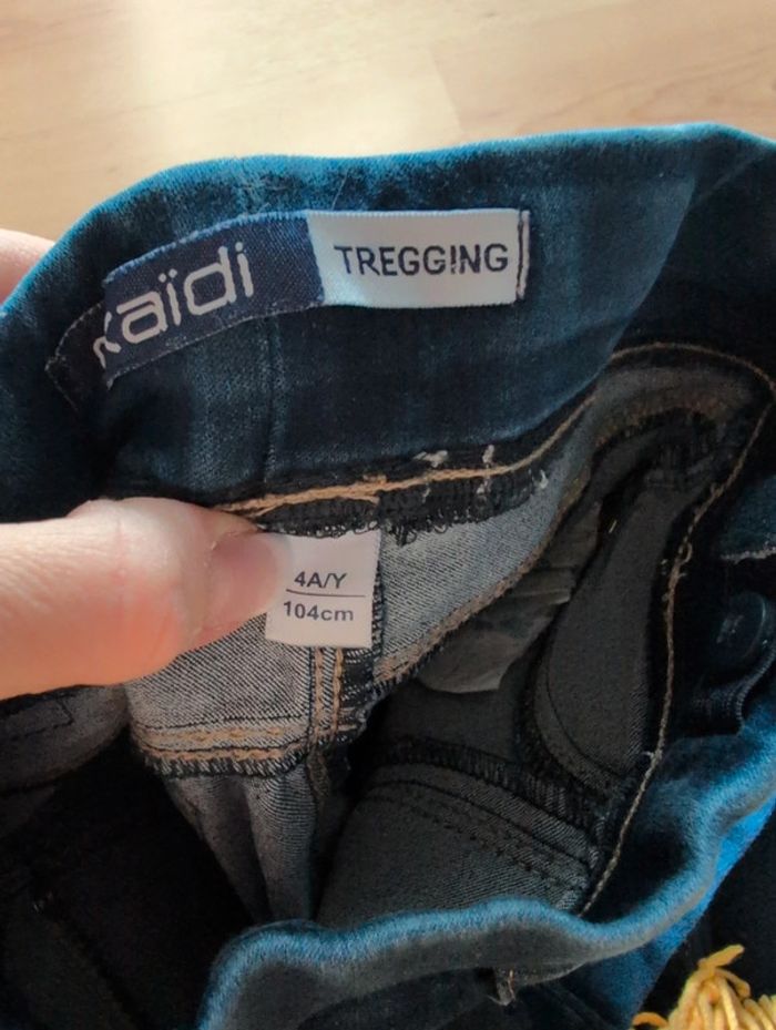 Lot de 2 jeans fille 4 ans Okaidi - photo numéro 7