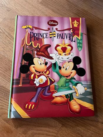 Livre Édition France Loisirs Disney Le prince et le pauvre