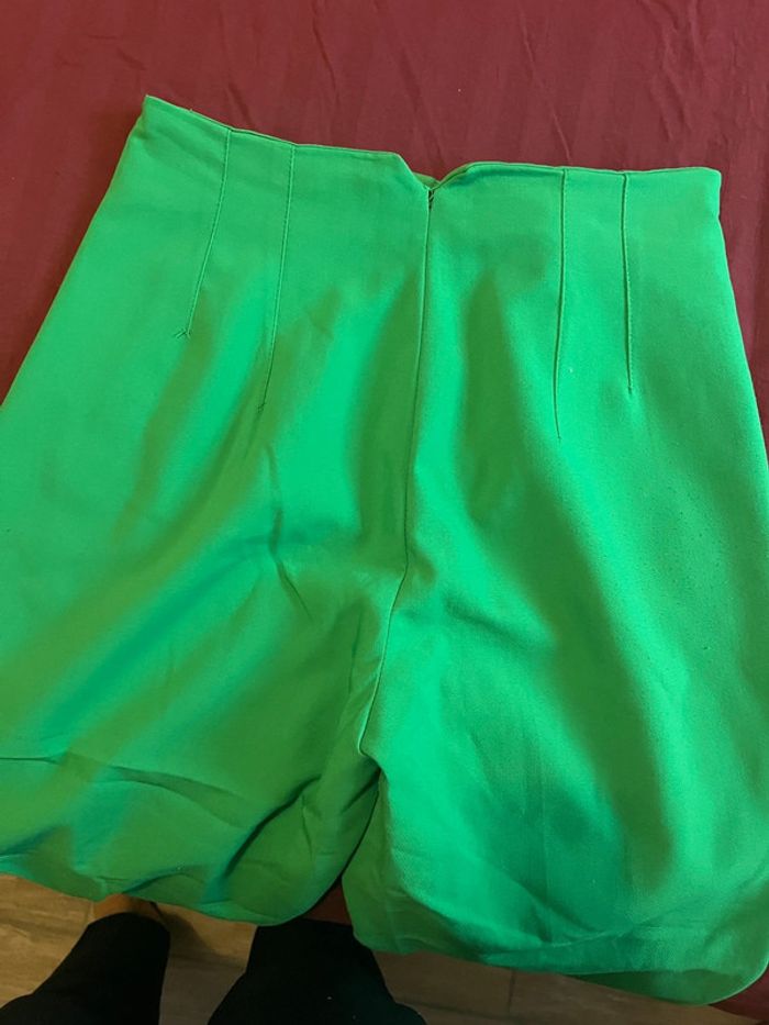 Pantalon à pince vert - photo numéro 4