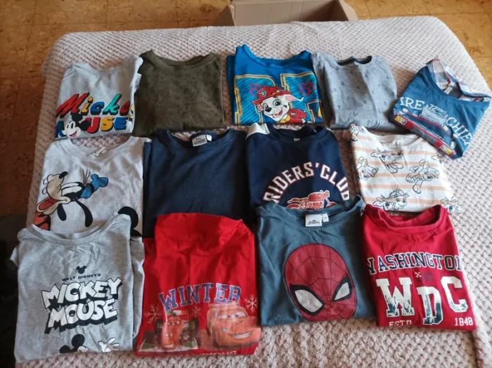 Lots de 13  tee short manche longue