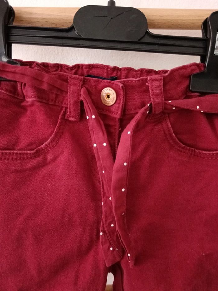 Jeans kiabi bordeaux - photo numéro 2