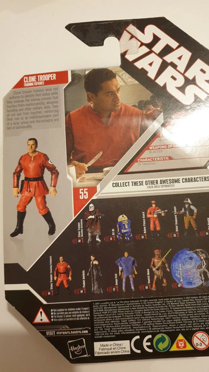 Figurine star wars: clone trooper training fatigues - photo numéro 2