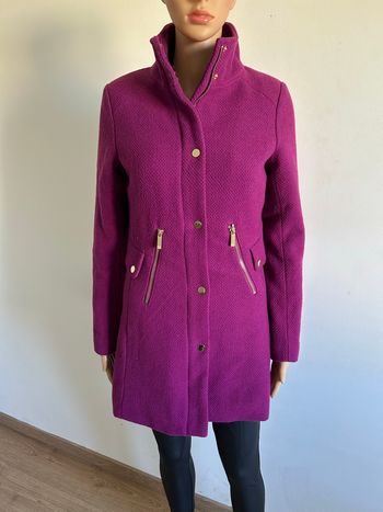 Duffle coat violet fuchsia Morgan taille 36 TBE