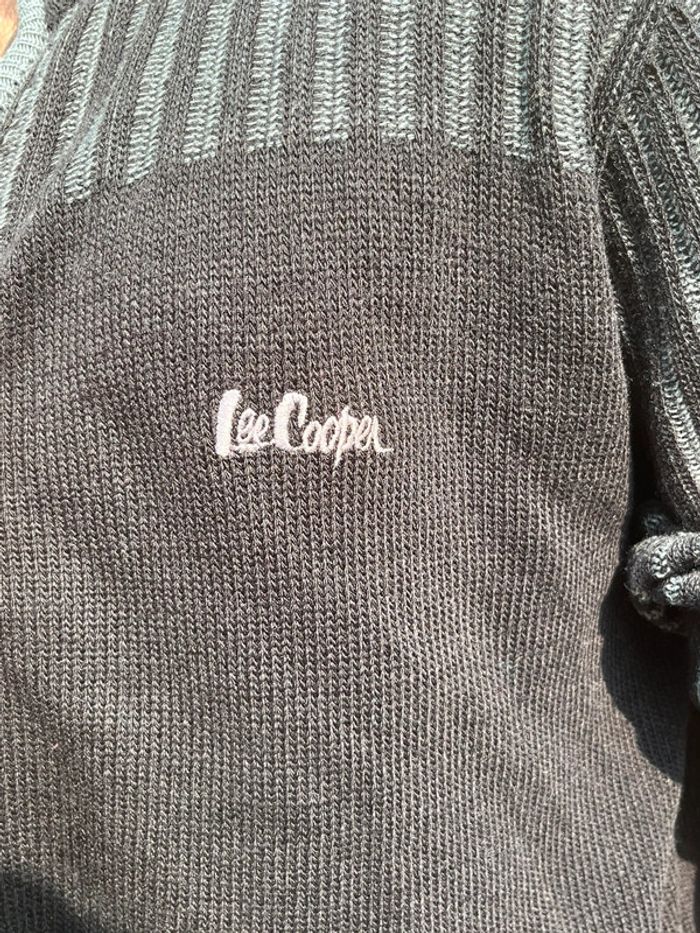 Veste gilet chaud avec fermeture éclair Lee Cooper - noir et gris - photo numéro 13