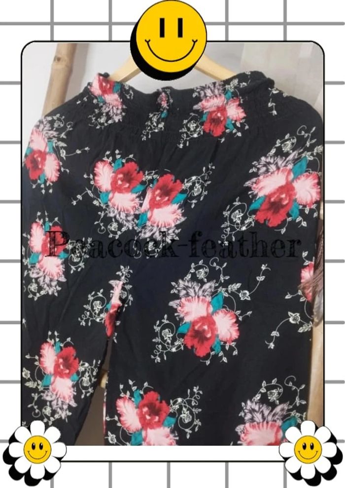 Pantalon fluide fleuri 40/42 - photo numéro 10