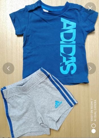 Adidas ensemble t shirt et short 3 6 mois