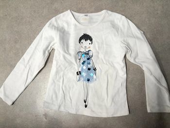 haut tee shirt manches longues fille 5 ans