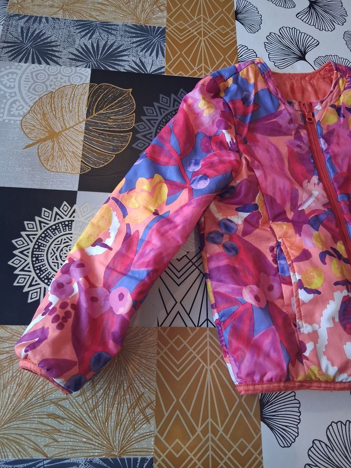 Veste mi-saison fille 5 ans colorée - photo numéro 3