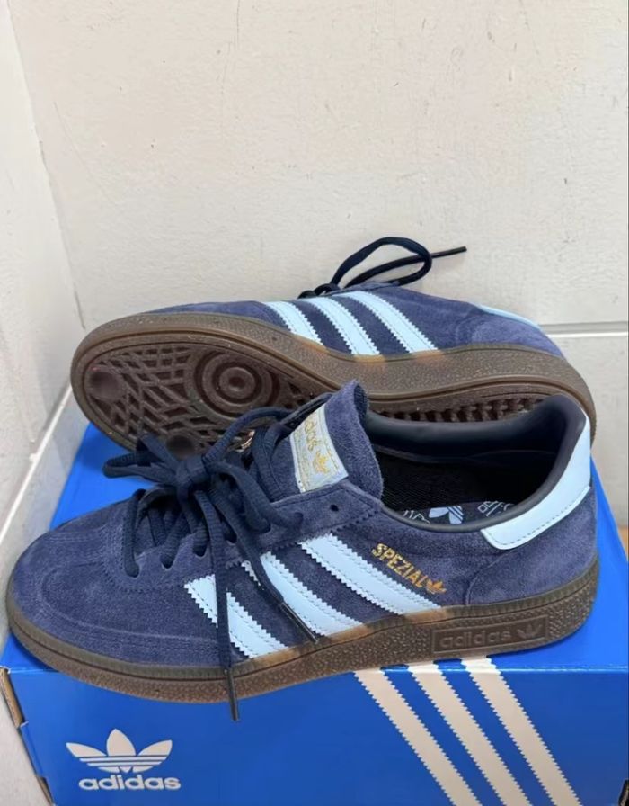 Adidas Handball Spzl Anti-slip blue-brown 36