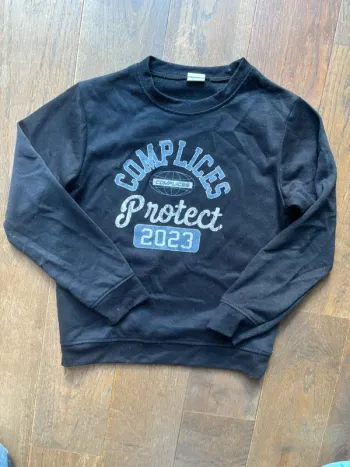 Sweat noir complices 6 ans tbe