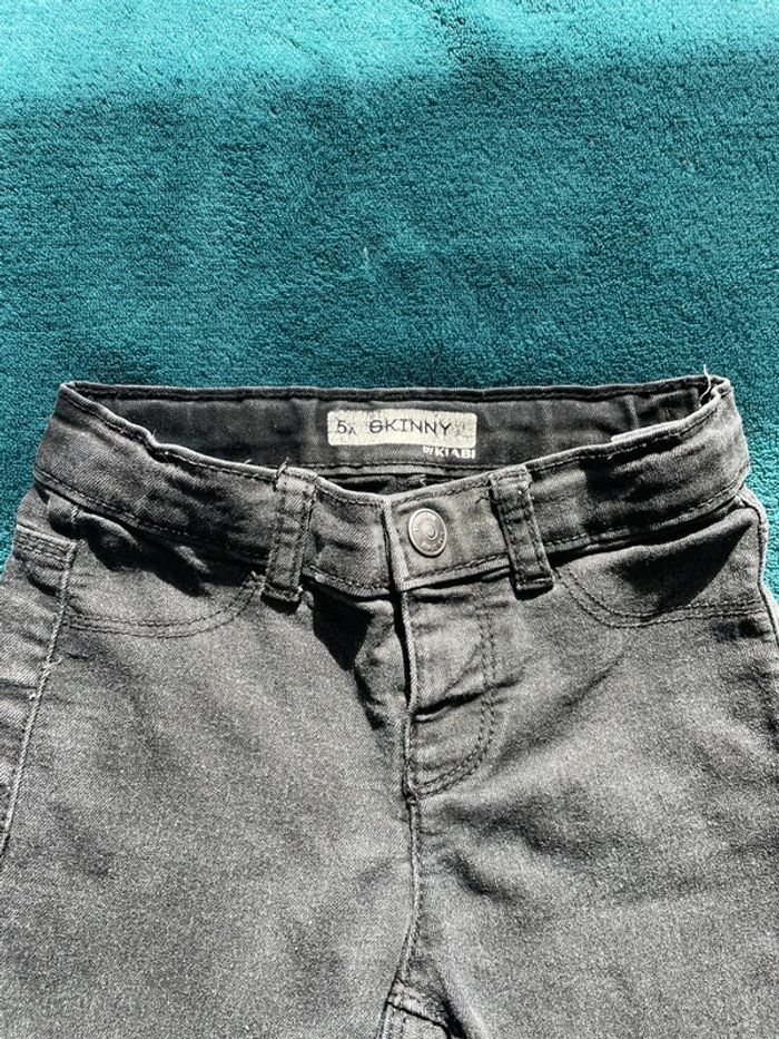 Jean noir Skinny fille 5 ans - photo numéro 3