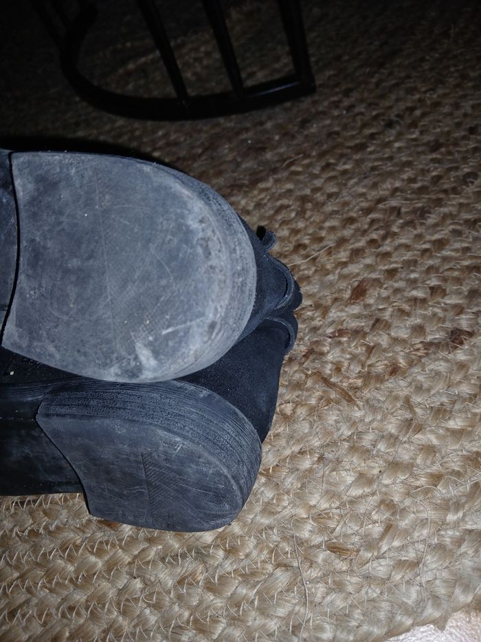 Paire de Botines nubuck noir 35 - Kids by Gémo - photo numéro 7