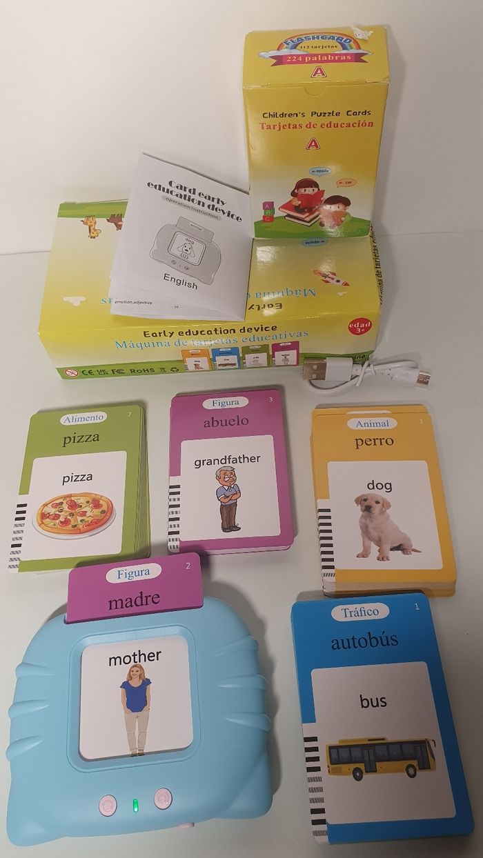 Dispositif parlant Anglais/ Espagnol + 224 cartes