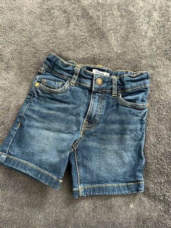 Short en jean foncé