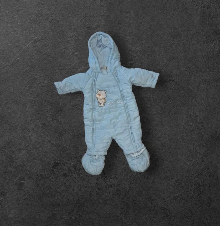 combinaison hiver bleu bébé 3 mois