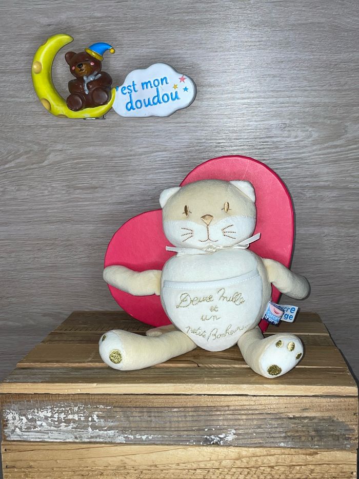 SDO133 doudou chat 🐱 sucre d’orge