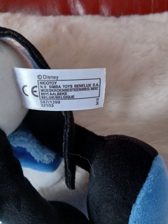 Doudou-Peluche Mickey en peignoir *25 cm - photo numéro 4