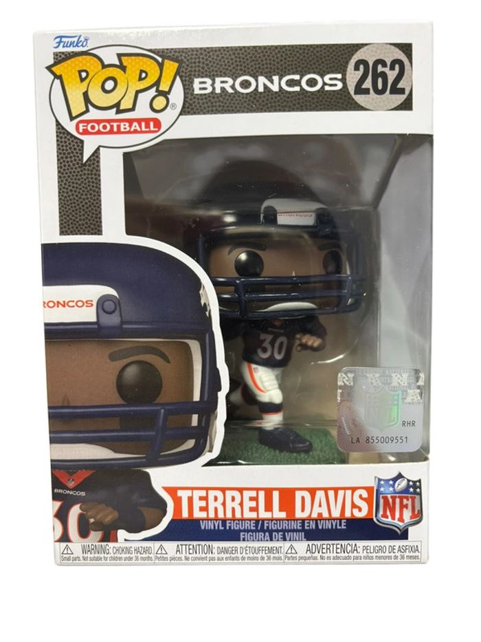 Figurine Funko Pop NFL Broncos Terrel Davis 262 neuf