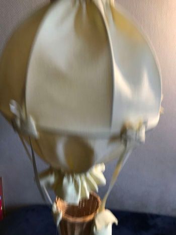 Lampe suspension montgolfière fille