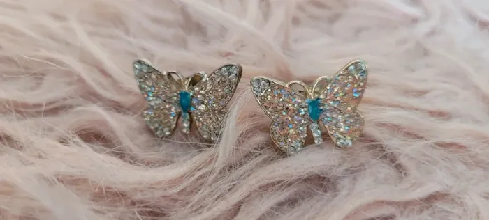 Boucles d'oreilles papillons