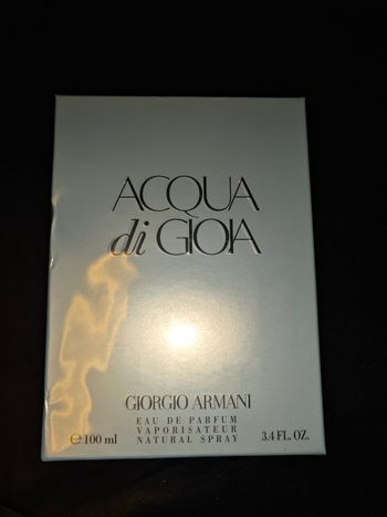 Aqua di gioia eau de parfum 100ml