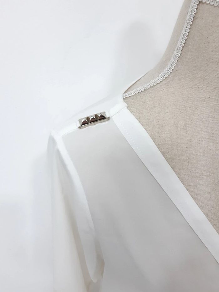 Blouse blanche Zara T38 - photo numéro 3