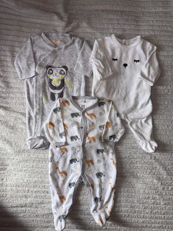 Lot pyjama velours