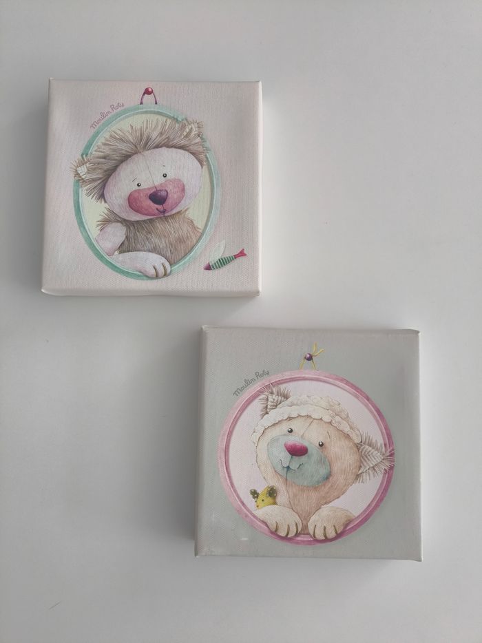 Lot De 2 Cadres Moulin Roty "Les Pachats"