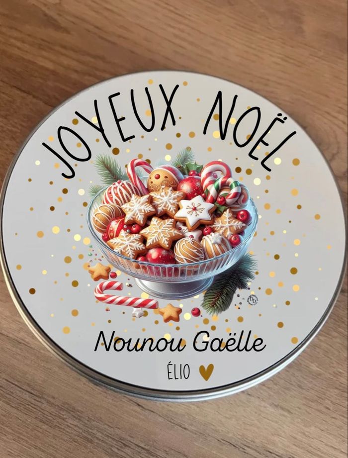 Boîte à biscuits/sablés/gâteaux/chocolats/bonbons personnalisée - photo numéro 8