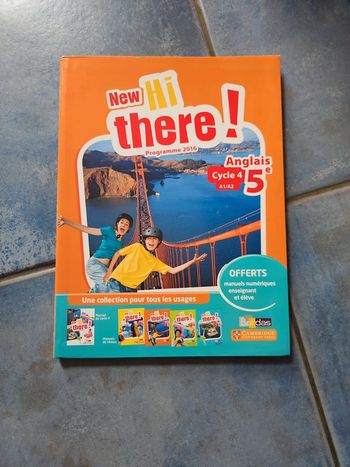 Manuel anglais 5eme new hi there!