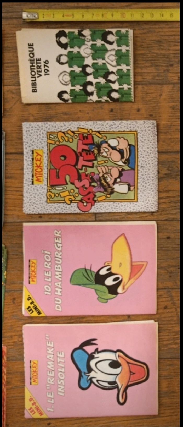 Lot de 16 anciens mini livrets à monter mickey, pif vintage - photo numéro 4