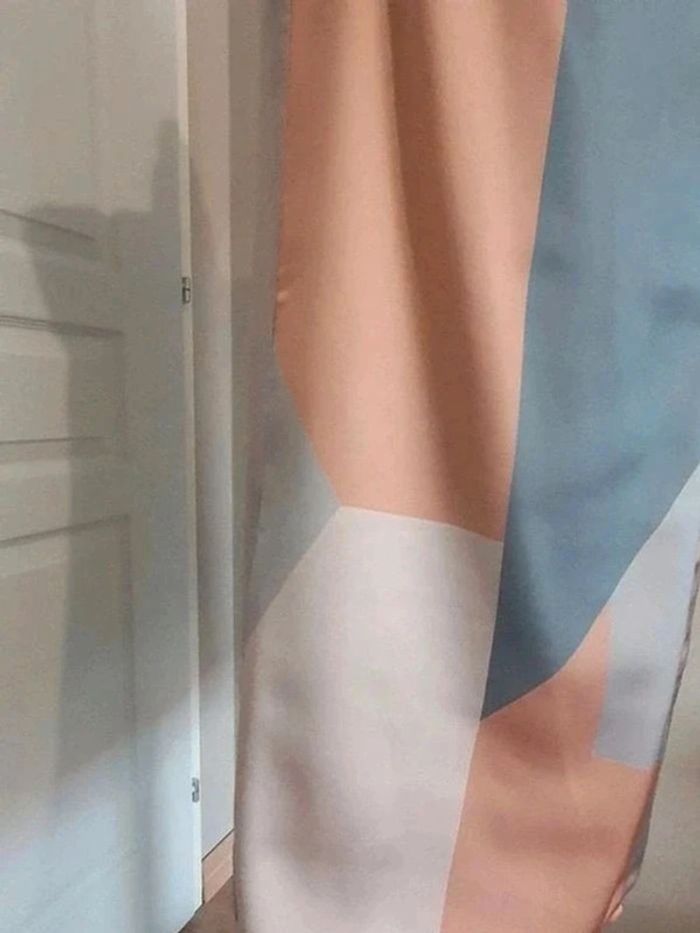 Robe droite Promod sans manche multicolore satinée taille 38 - photo numéro 6