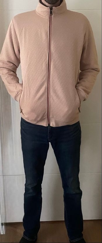 Veste style blouson homme beige taille L – Neuve jamais portée