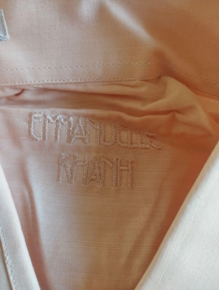 Chemise homme manches longues Emmanuelle Khanh neuve - photo numéro 5