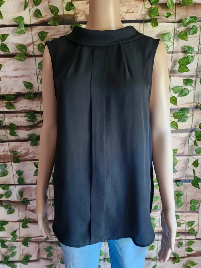 🌸Blouse noire Transparente Kiabi Taille 42🌸 - photo numéro 2