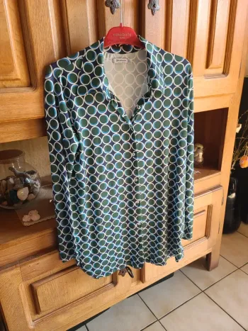 Chemise tunique style seventies
