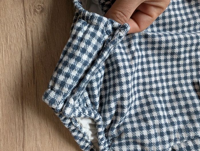 Barboteuse sergent major 36 mois neuve carreaux bleue - photo numéro 3