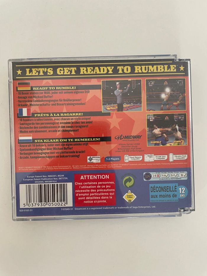 Jeu dreamcast ready 2 rumble - photo numéro 3