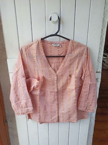 Chemise légère Kaporal ton saumon xs