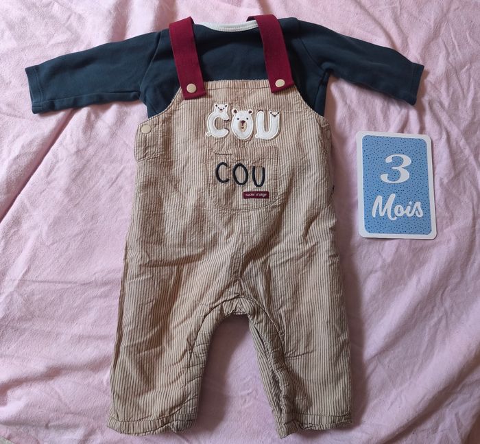 Ensemble salopette chaude